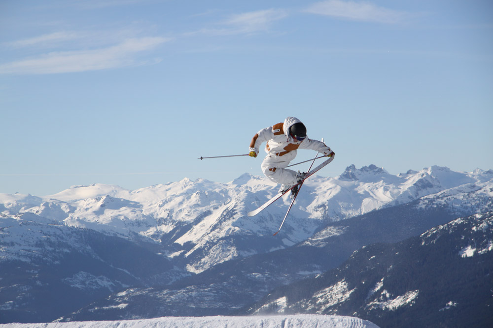 Skiing In Whistler Resort